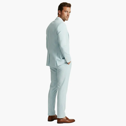Traje Verano Hombre Dos Piezas Ajuste Clásico