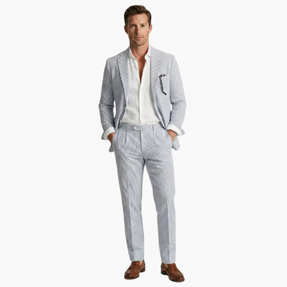Traje Verano Hombre Dos Piezas Ajuste Clásico