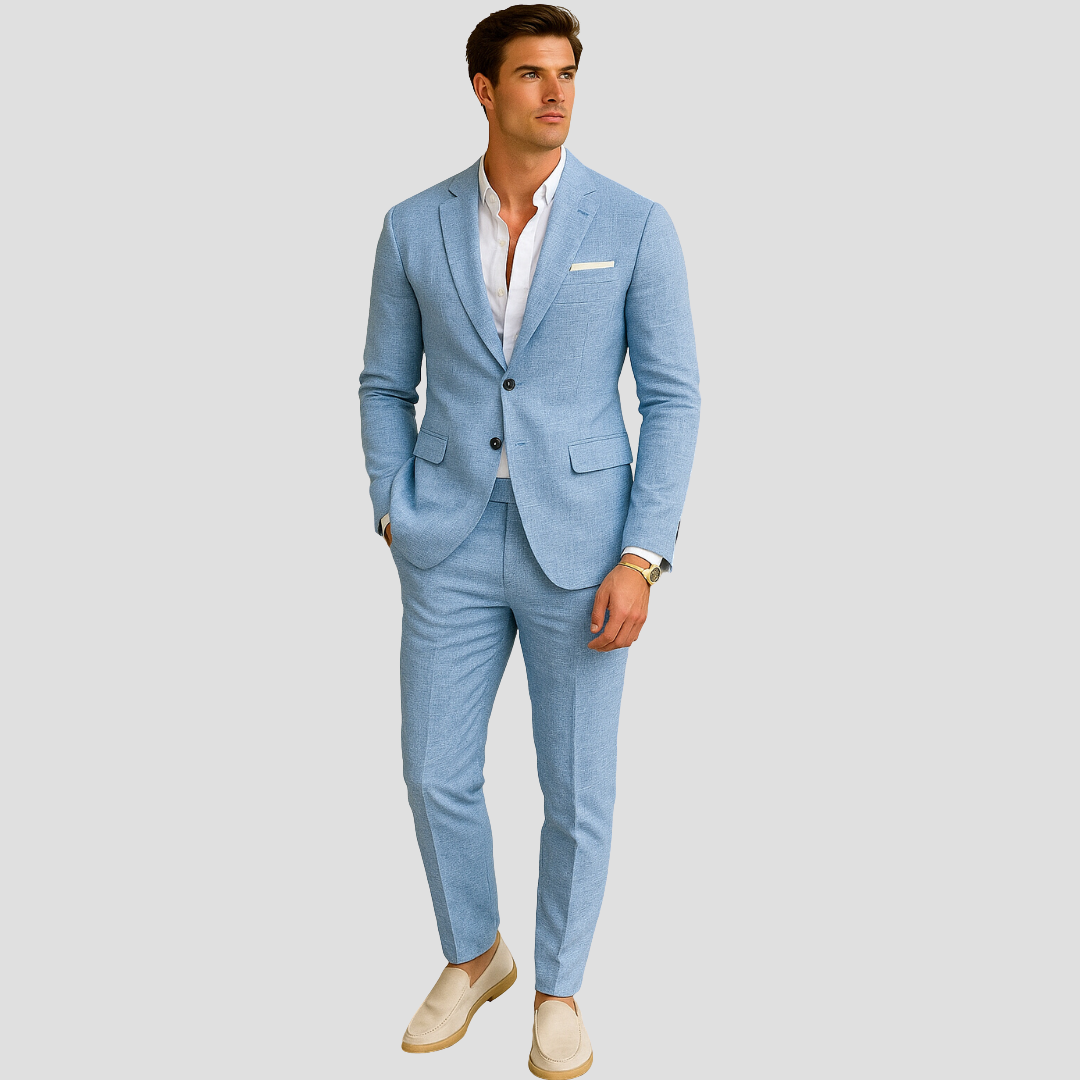 Traje Hombre de Primavera Dos Botones Elegante