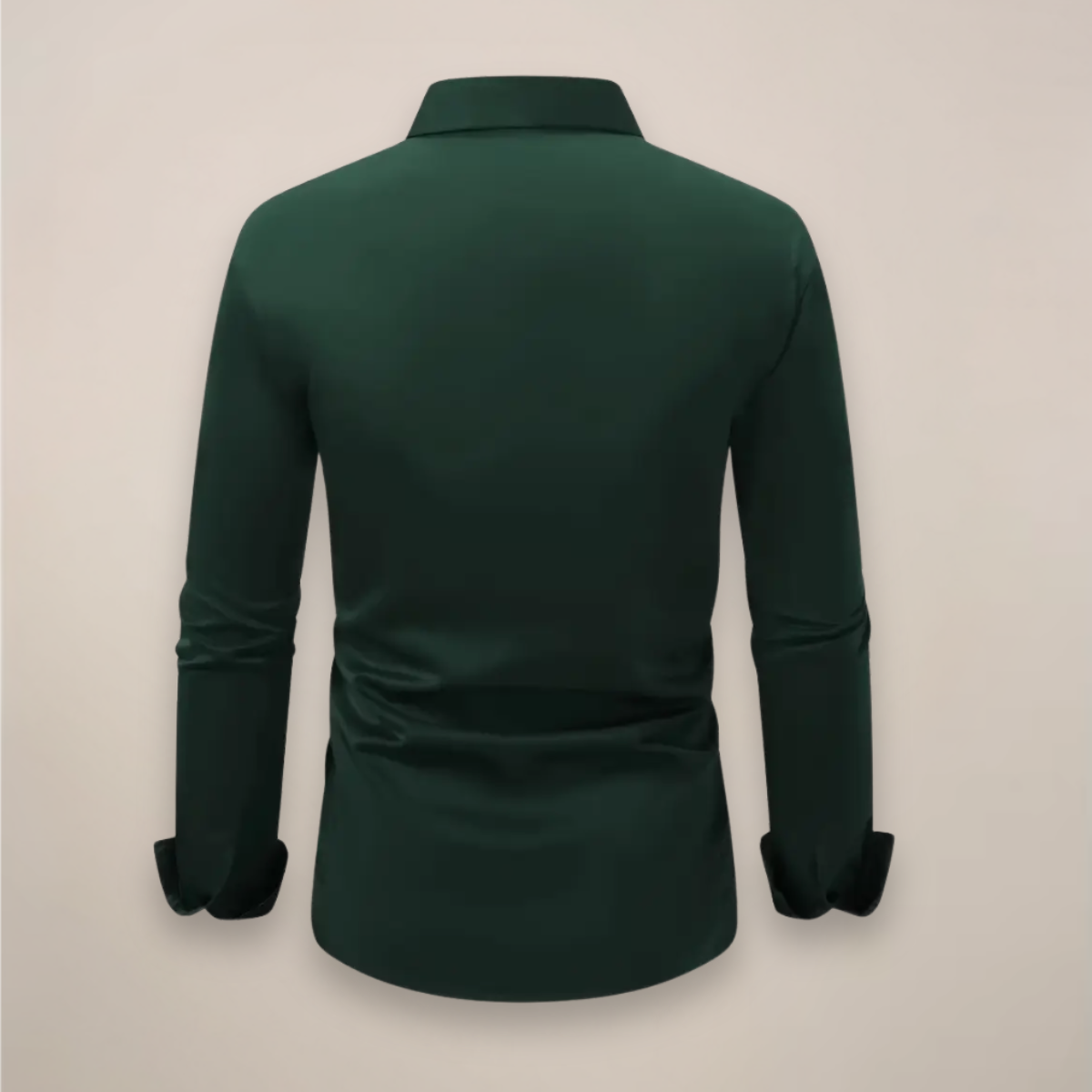 Camisa Hombre Slim Algodón Manga Larga Elegante