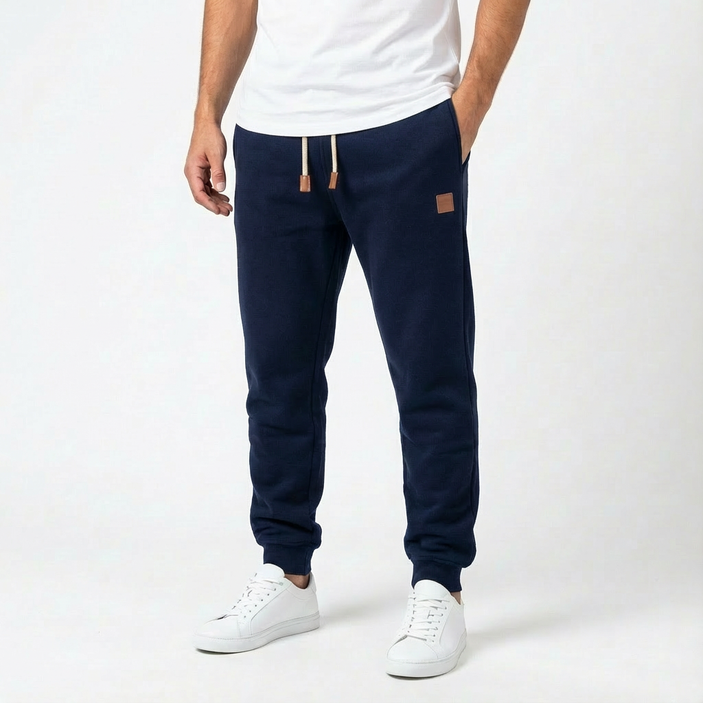 Pantalones Jogging Hombre Algodón Relaxed Fit