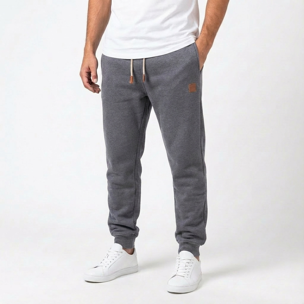 Pantalones Jogging Hombre Algodón Relaxed Fit