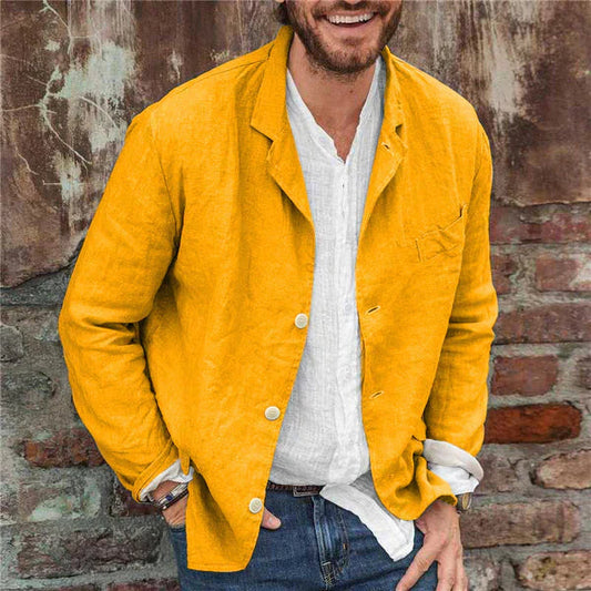 Blazer Hombre Algodón Ligero Estilo Casual - Mavetta