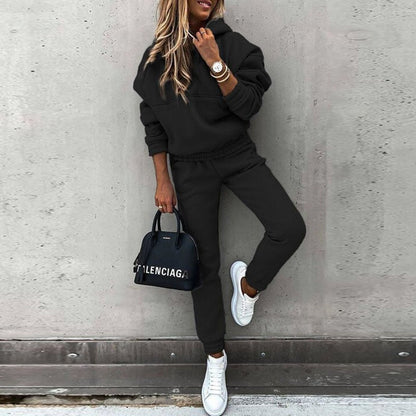 Conjunto deportivo mujer con sudadera y pantalón jogger cómodo