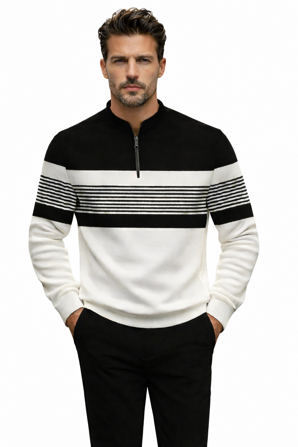 Conjunto Hombre Jersey Estampado y Pantalón Valerina Milano - Mavetta