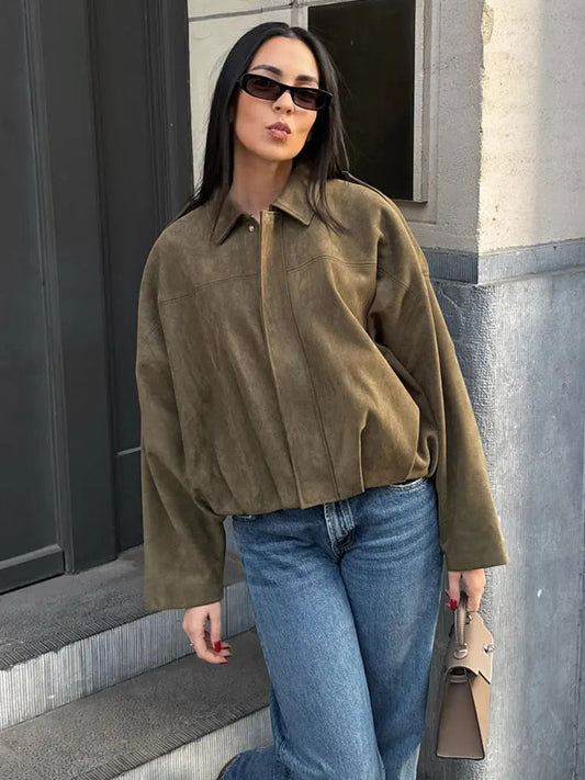 Cazadora Mujer Estilo Motero Ajuste Slim - Mavetta