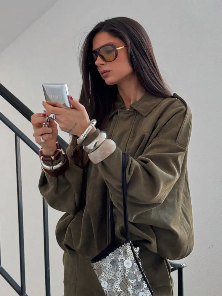 Cazadora Mujer Estilo Motero Ajuste Slim
