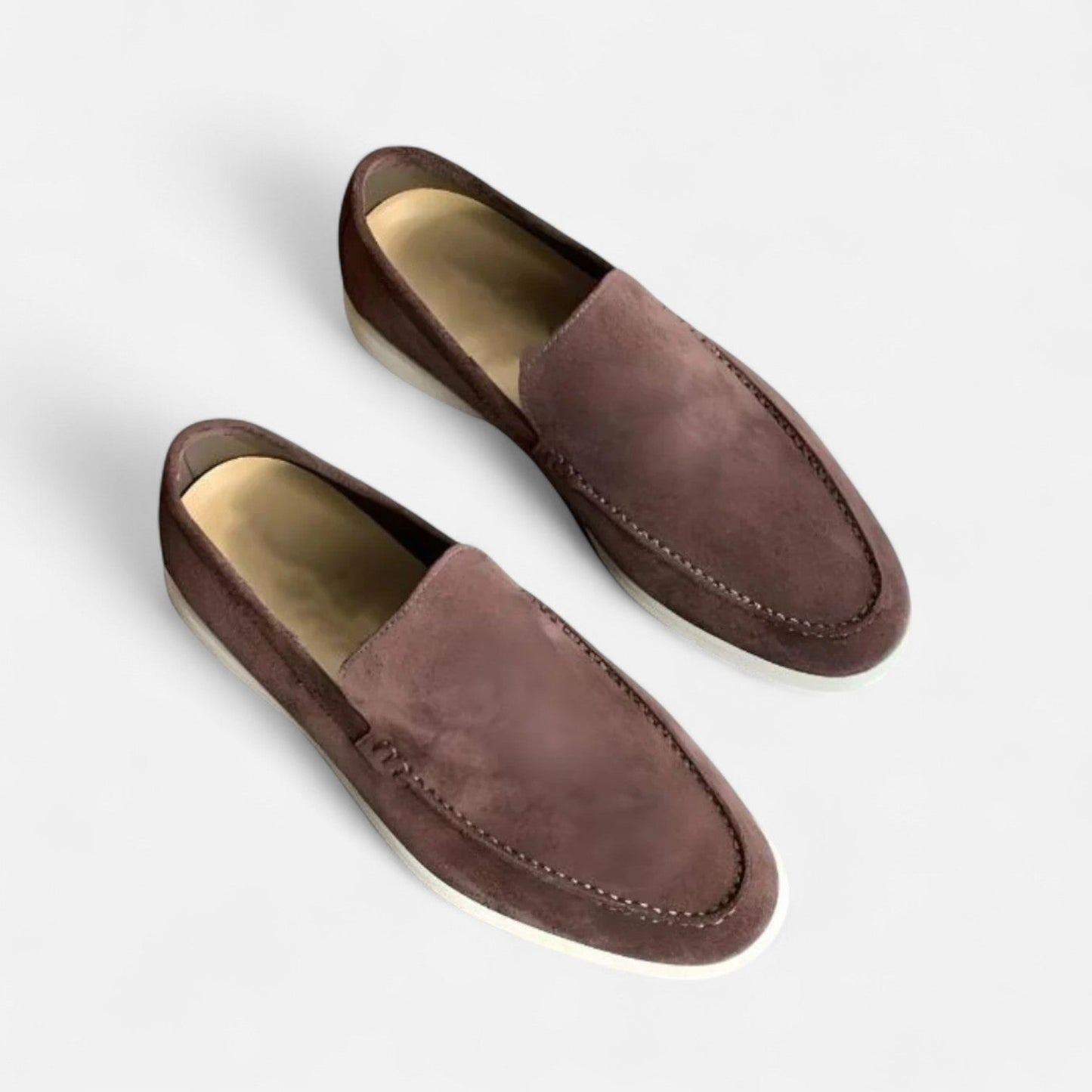 Mocasines Hombre de Ante Clásicos Ajuste Cómodo