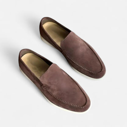 Mocasines Hombre de Ante Clásicos Ajuste Cómodo