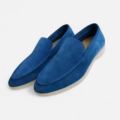 Mocasines Hombre de Ante Clásicos Ajuste Cómodo