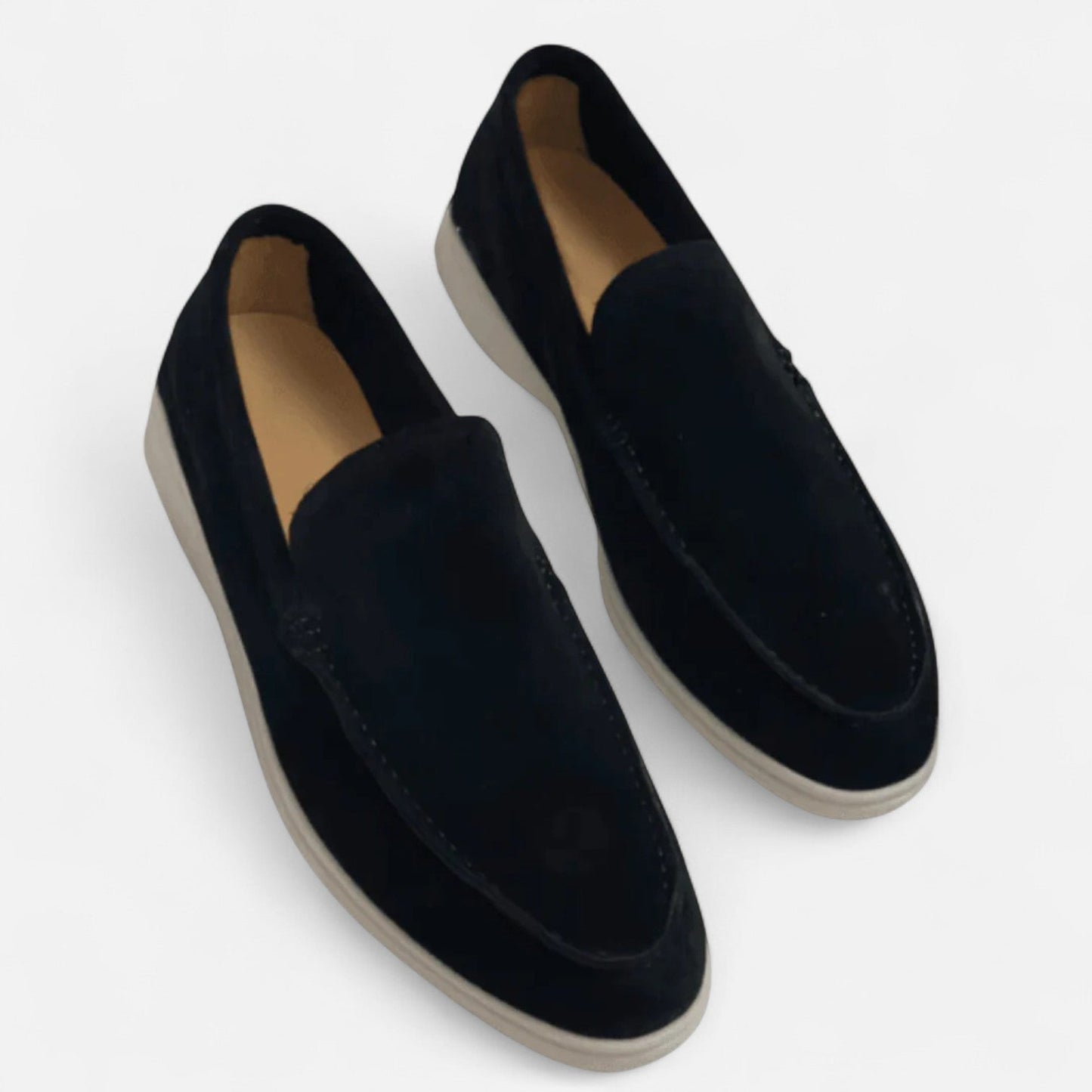 Mocasines Hombre de Ante Clásicos Ajuste Cómodo