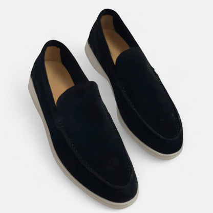 Mocasines Hombre de Ante Clásicos Ajuste Cómodo