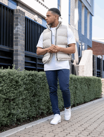 Pantalón Hombre Algodón Elástico Ajuste Cómodo Moderno