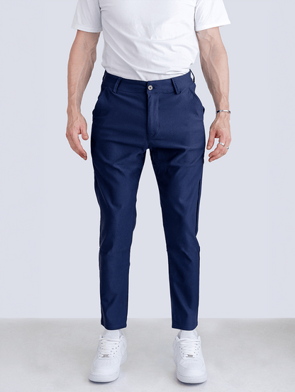 Pantalón Hombre Algodón Elástico Ajuste Cómodo Moderno