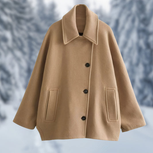 Abrigo Mujer Invierno Relajado Largo - Mavetta