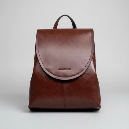 Mochila Pequeña Mujer con Solapa Bolsillo Frontal Asas Largas