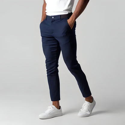 Pantalones chinos hombre elastico comodos corte moderno diario