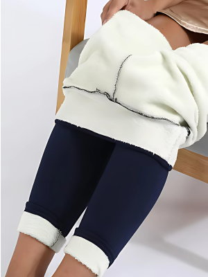 Legging Mujer Térmico Forro Polar Talle Alto