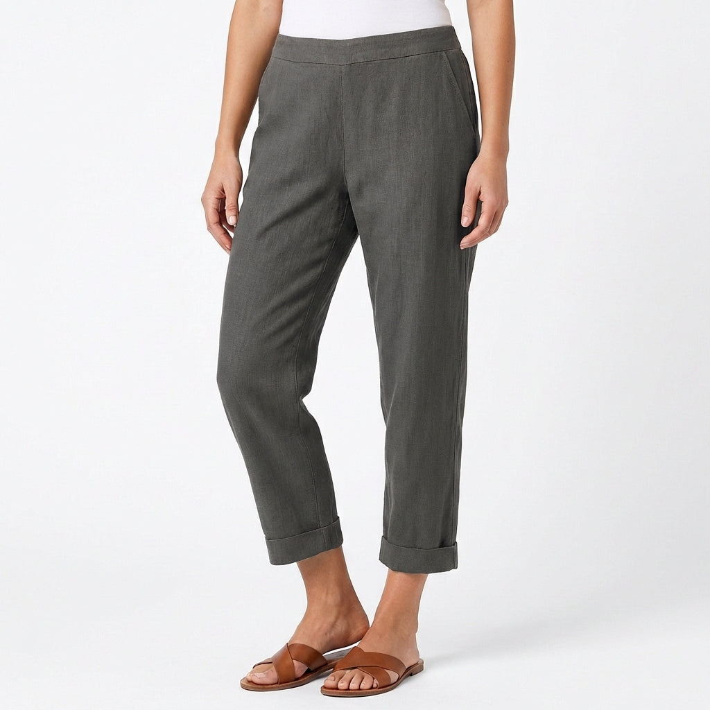 Pantalón Capri Mujer Holgado Casual