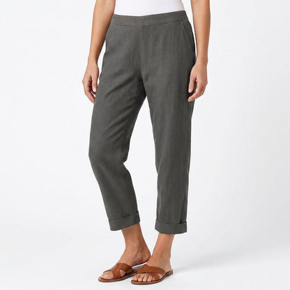 Pantalón Capri Mujer Holgado Casual