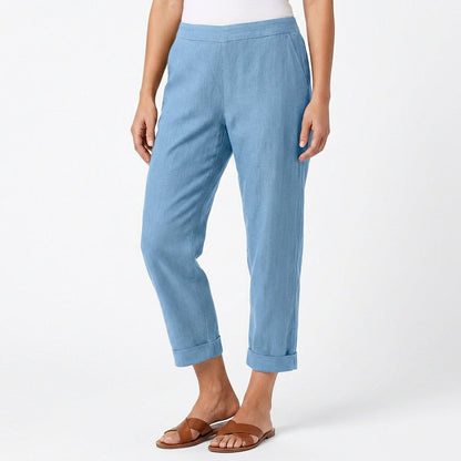 Pantalón Capri Mujer Holgado Casual