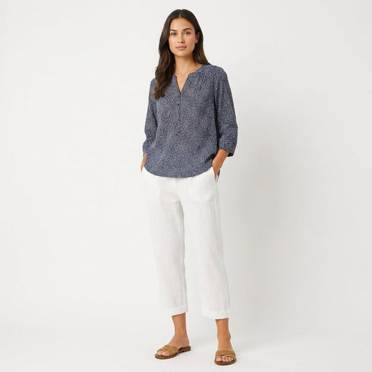 Pantalón Capri Mujer Holgado Casual - Mavetta