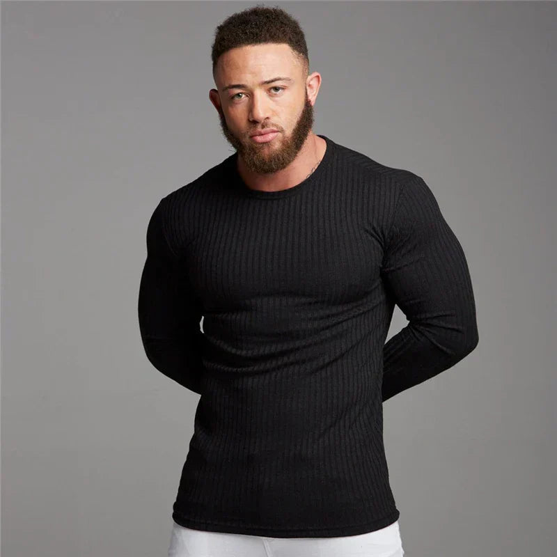 Jersey Hombre de Punto Acanalado Ajuste Regular - Mavetta