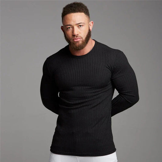 Jersey Hombre de Punto Acanalado Ajuste Regular - Mavetta