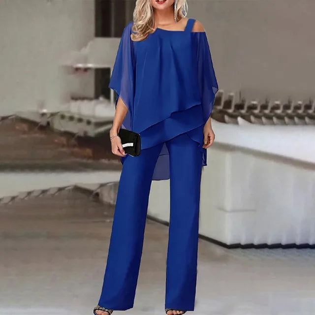 Conjunto Mujer de Dos Piezas Estilo Elegante y Cómodo