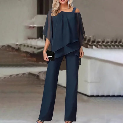 Conjunto Mujer de Dos Piezas Estilo Elegante y Cómodo
