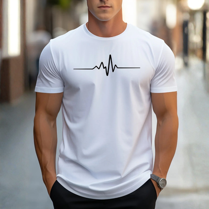 Camiseta Hombre Algodón Manga Corta Cuello Redondo Estampada - Mavetta