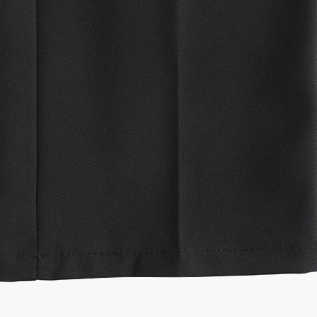 Pantalones Vestir Hombre con Pinzas Pierna Ancha Tiro Medio