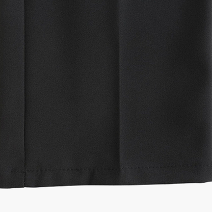 Pantalones Vestir Hombre con Pinzas Pierna Ancha Tiro Medio