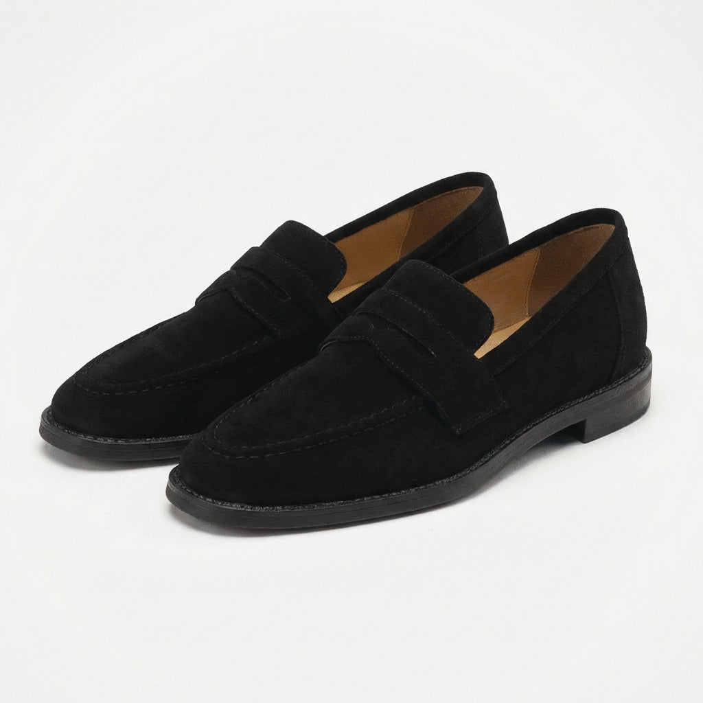 Mocasines Hombre Piel Clásicos Estilo Penny Loafer