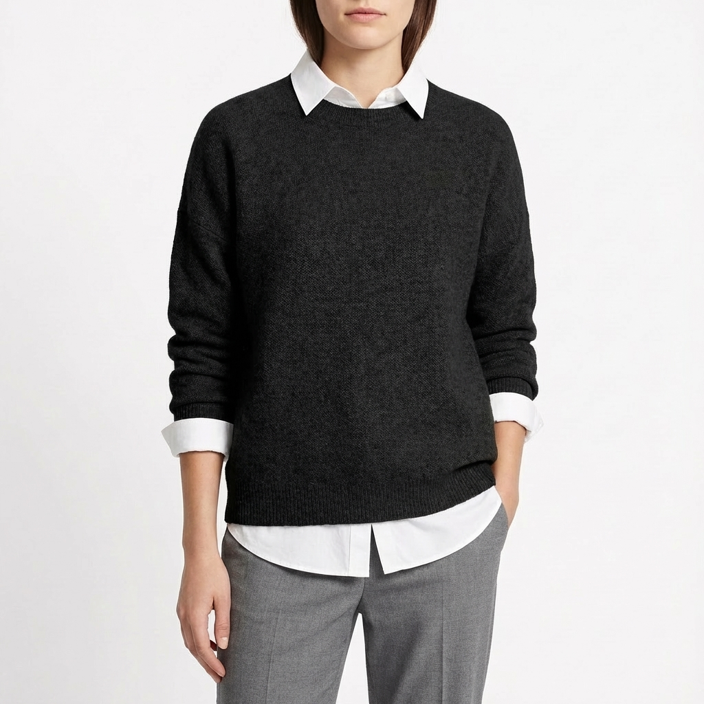 Suéter Mujer de Punto Manga Larga Corte Oversized - Mavetta