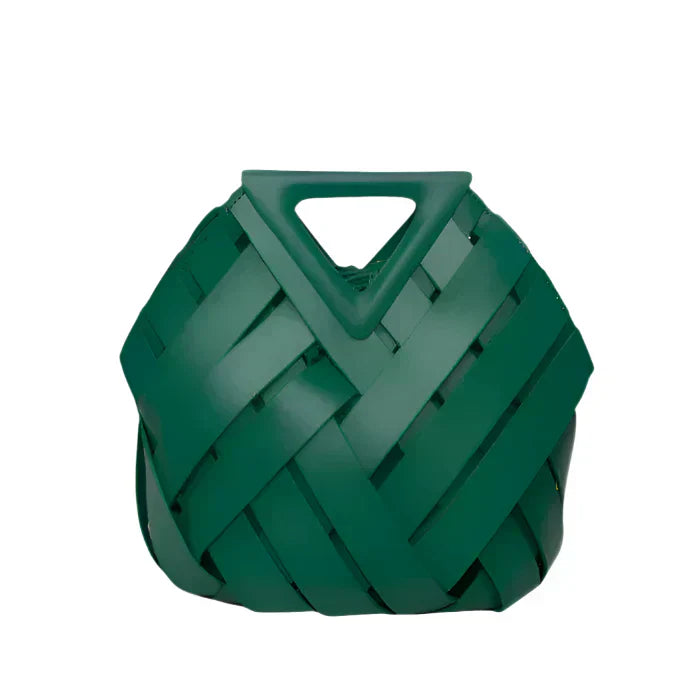 Bolso Mujer Trenzado Elegante Ajuste Clasico