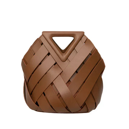 Bolso Mujer Trenzado Elegante Ajuste Clasico