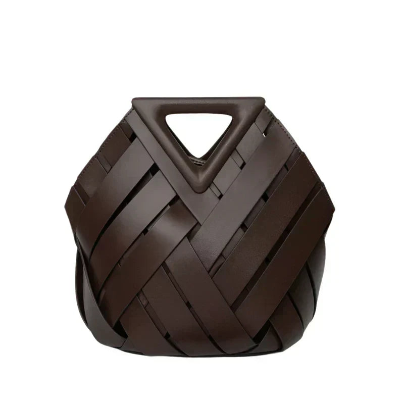 Bolso Mujer Trenzado Elegante Ajuste Clasico - Mavetta