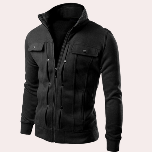 Chaqueta Hombre con Cremallera Cuello Alto - Mavetta