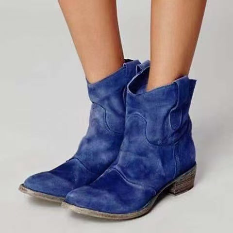Botines Mujer de Ante Comodos Estilo Elegante
