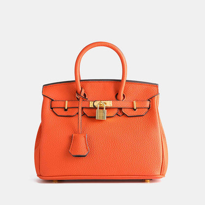 Bolso bandolera mujer de cuero PU textura litchi cierre cremallera