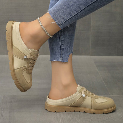 Zapatos Mujer con Cordones Suela Deportiva
