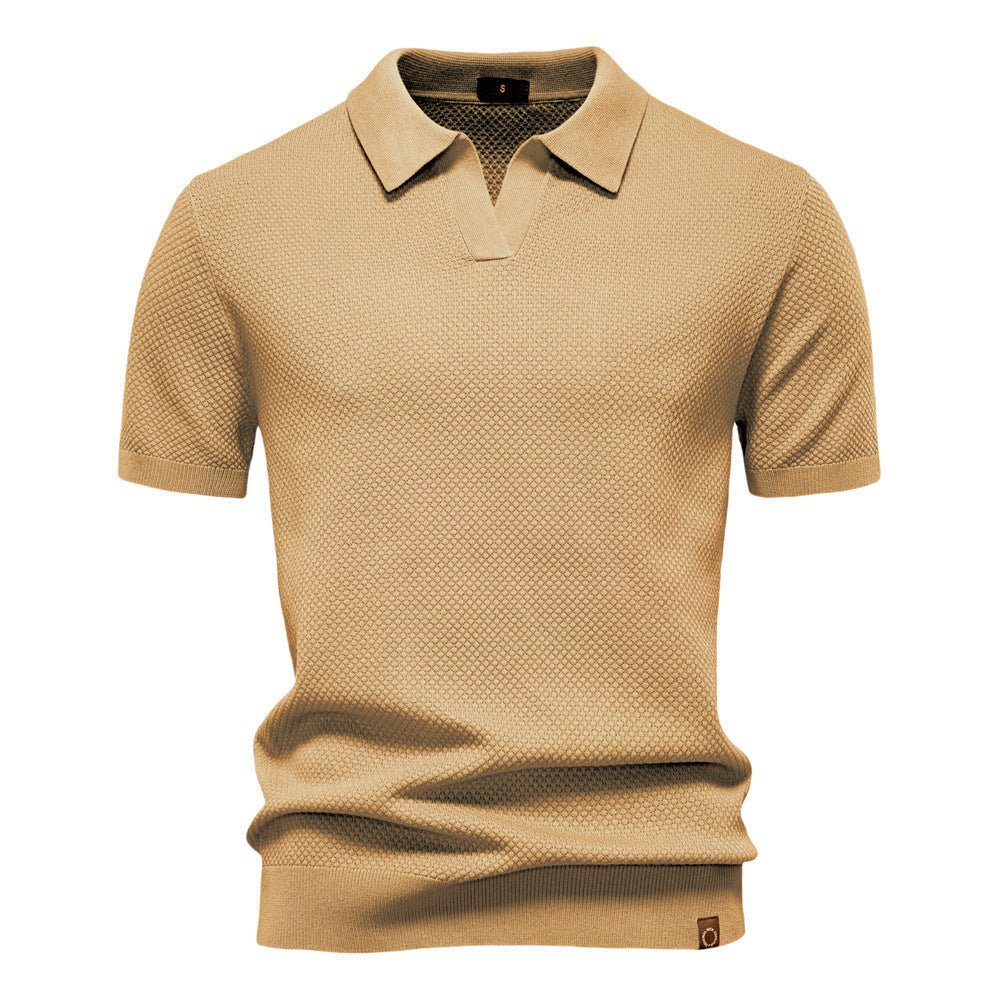 Polo Hombre Estructurado Algodón Ajuste Regular