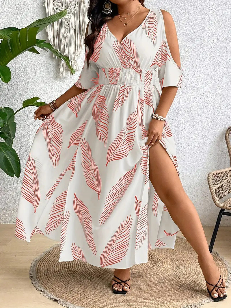 Vestido Veraniego Mujer Fluido Comodo Talla Grande - Mavetta