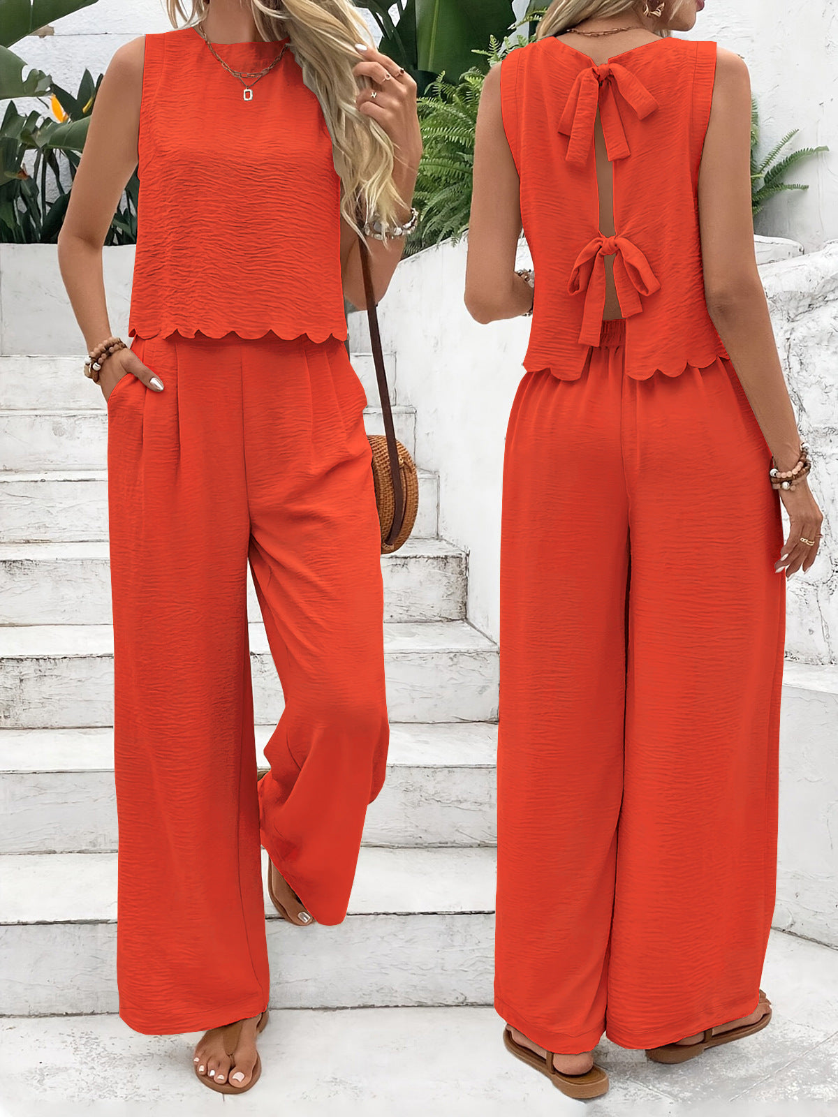 Conjunto Veraniego Mujer y Pantalón Corto