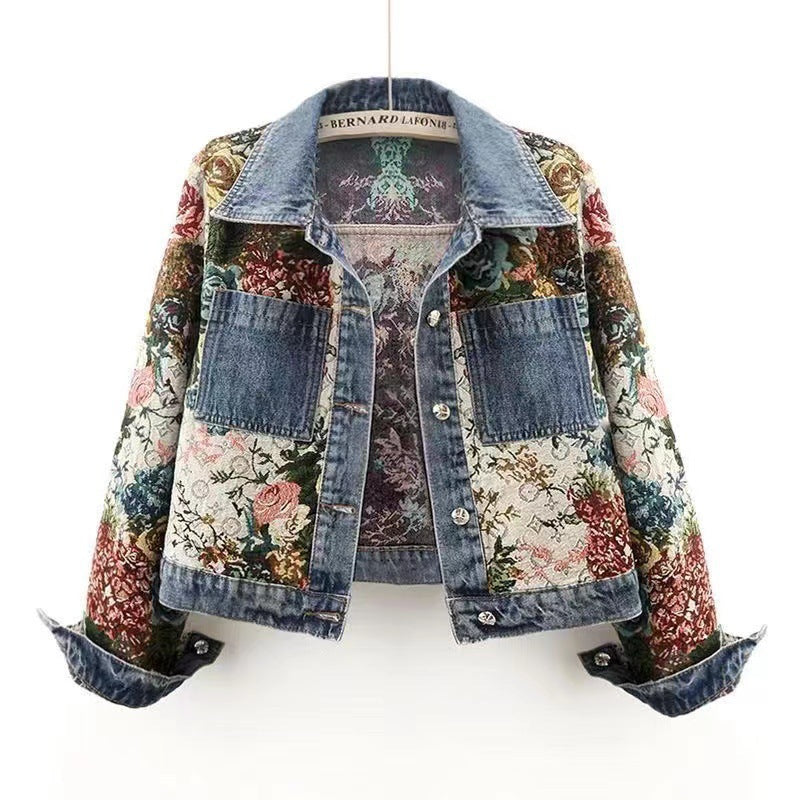 Chaqueta Mujer Vaquera Algodón Corte Cómodo Primavera - Mavetta
