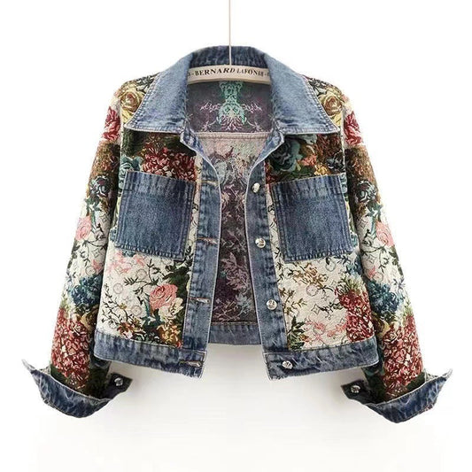 Chaqueta Mujer Vaquera Algodón Corte Cómodo Primavera - Mavetta