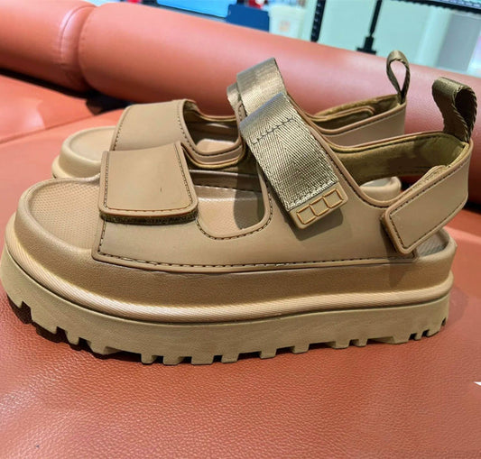 Sandalias Mujer Chunky Tiras Anchas Cierre Velcro - Mavetta