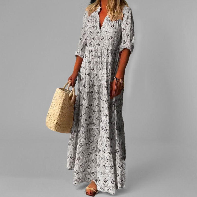 Vestido largo mujer ligero vaporoso verano