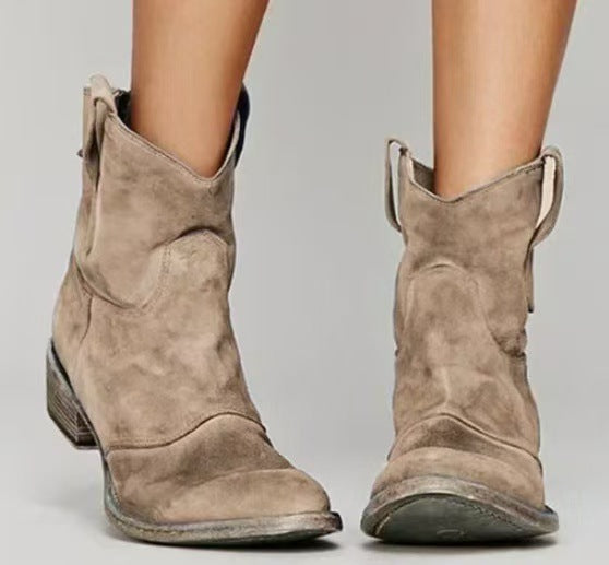Botines Mujer de Ante Comodos Estilo Elegante - Mavetta